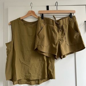 Target All In Motion Green Workout Athleisure Set Size Small and Medium